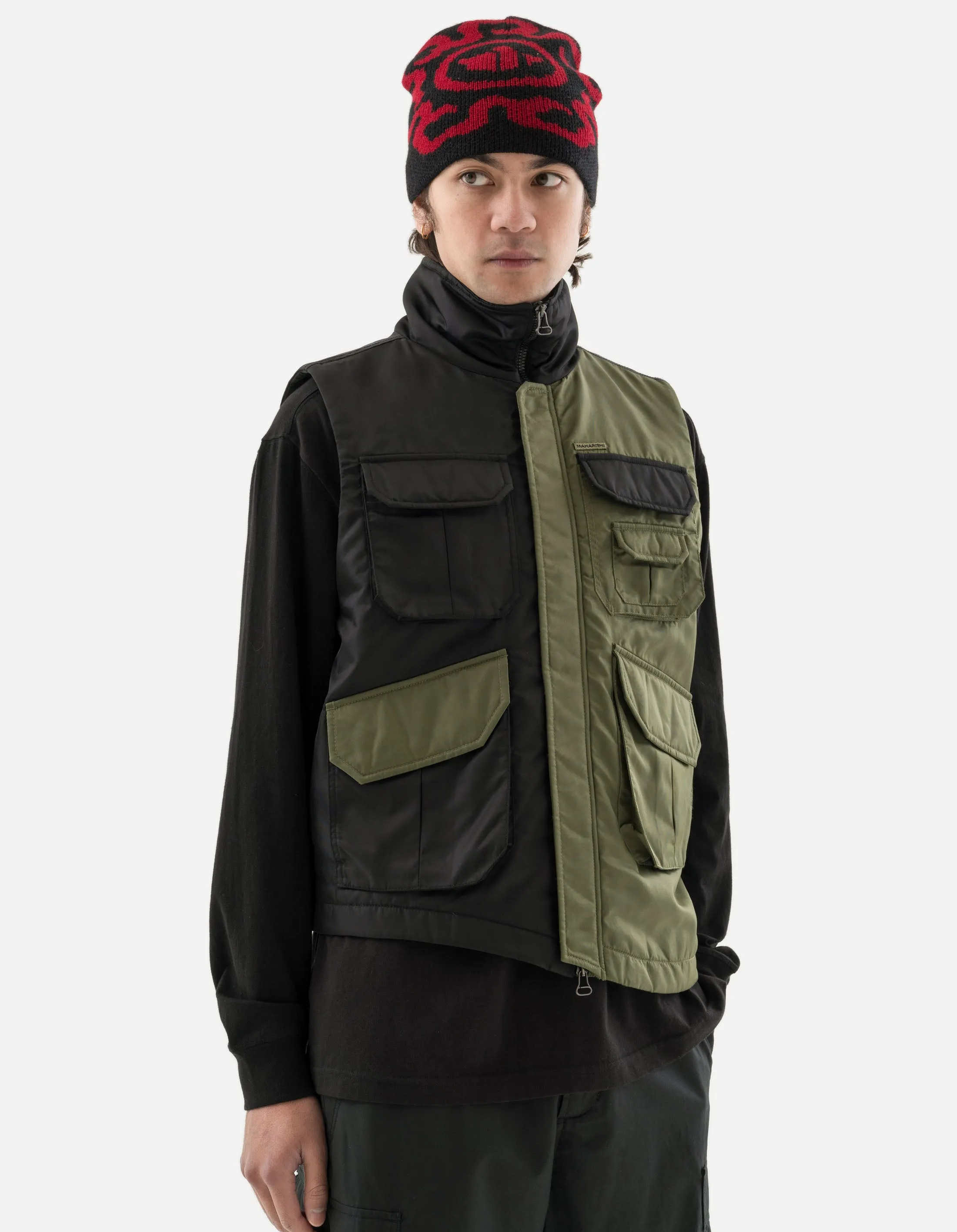 5275 Padded Flight Vest Black/Olive