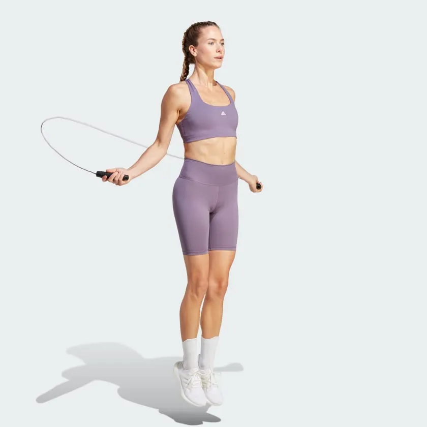 ADIDAS OPTIME BIKE SHORT - WOMENS - SHADOW VIOLET