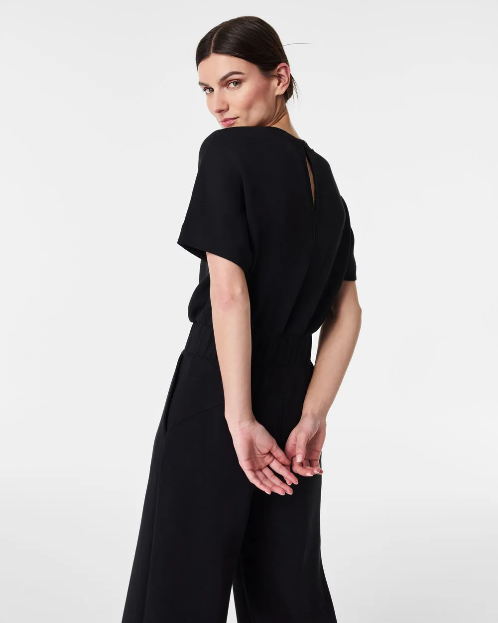 AIRESSENTIALS CROP WIDE LEG JUMPSUIT