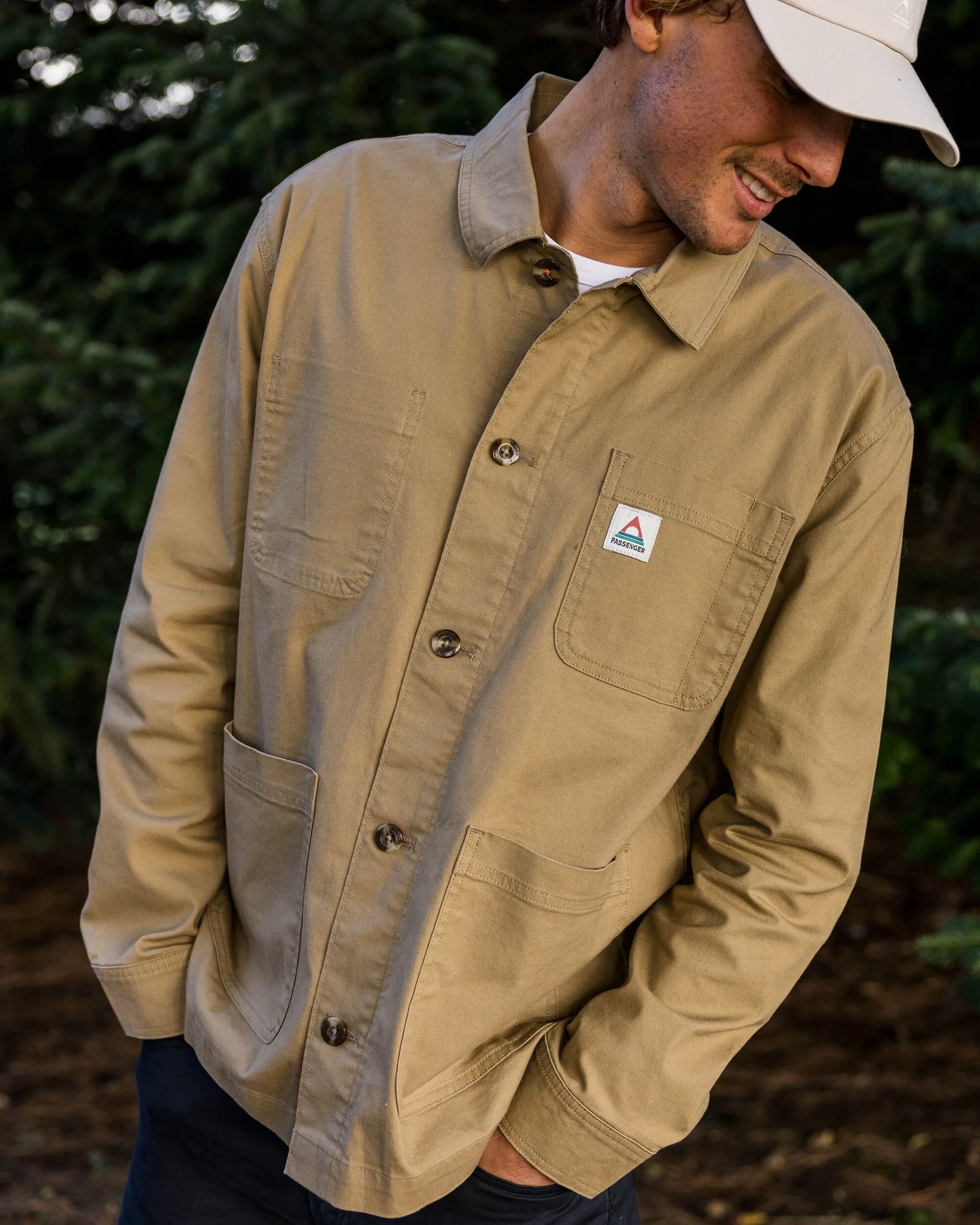 Balsa Canvas Overshirt - Biscuit