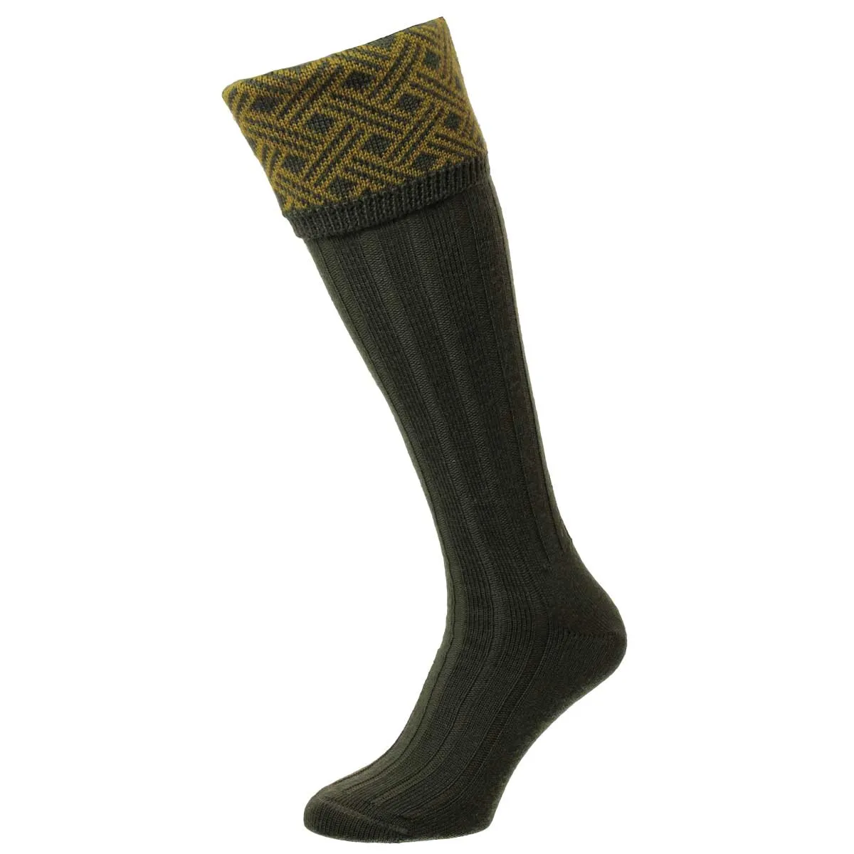 Bisley Langton Lattice Jacquard Shooting Socks