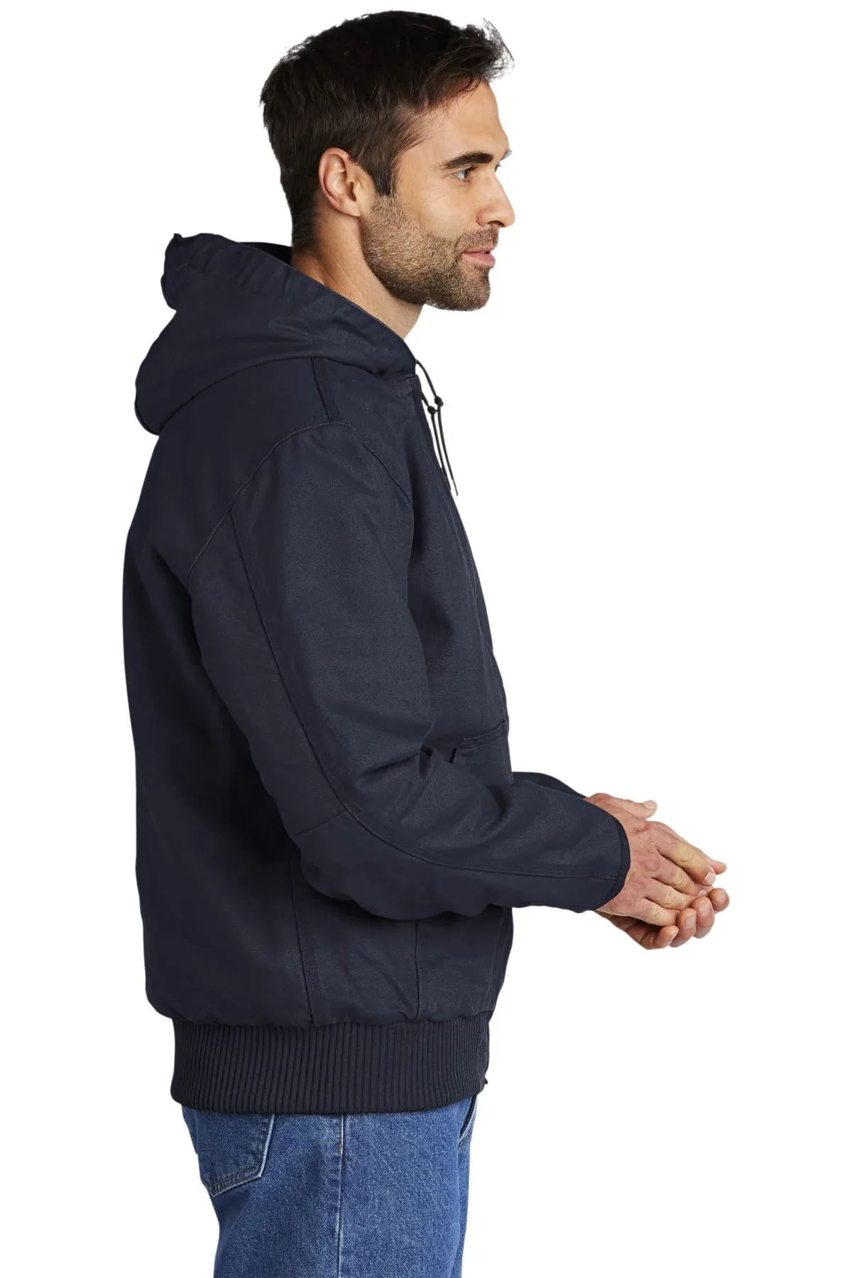 Carhartt Washed Duck Custom Jackets, Navy