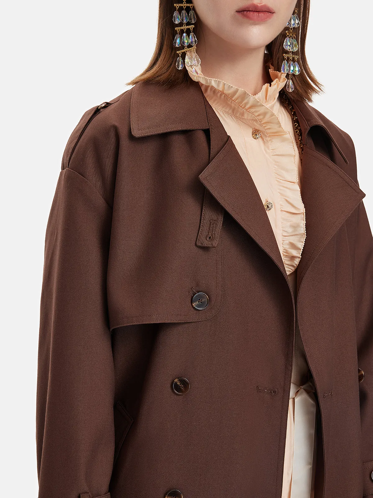 Classic Lapel Oversized Trench Coat