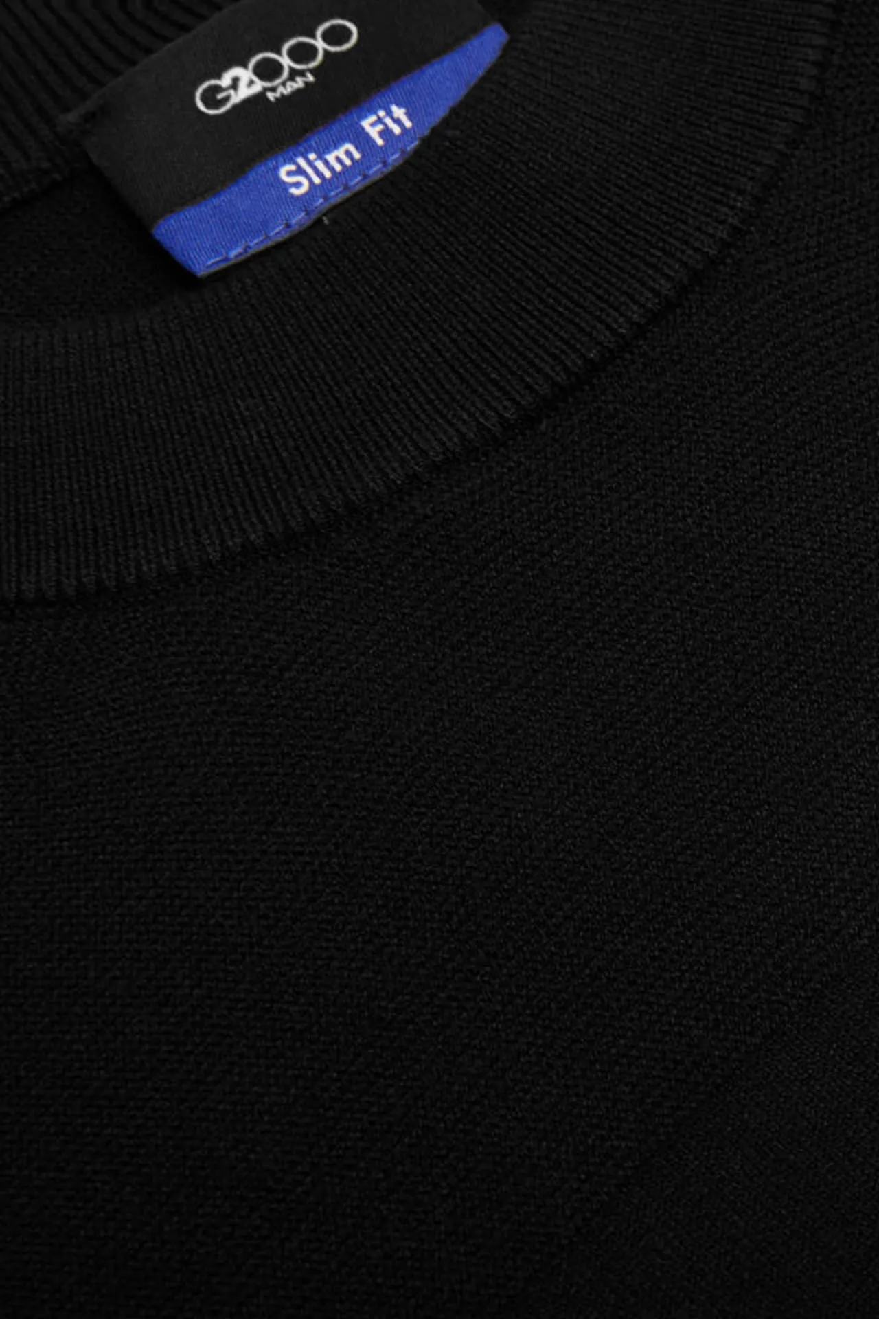 Compact Knit Mock Neck Sweater