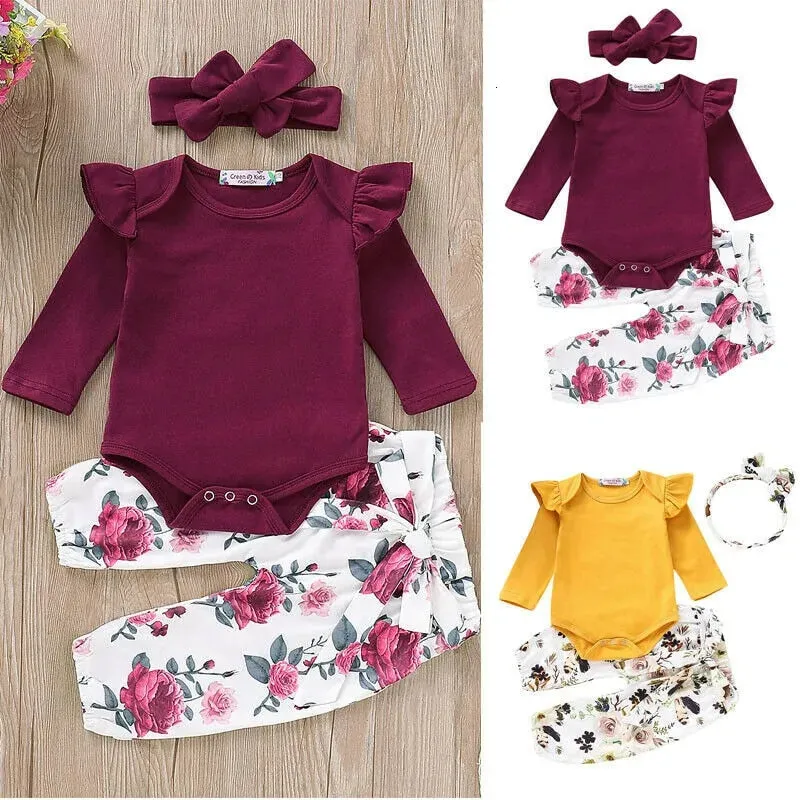 Cute Baby Girl Romper Set