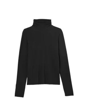 Eileen Fisher Sheer Knit Turtleneck Top