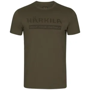 Harkila Logo S/S T-Shirt - Willow Green by Harkila