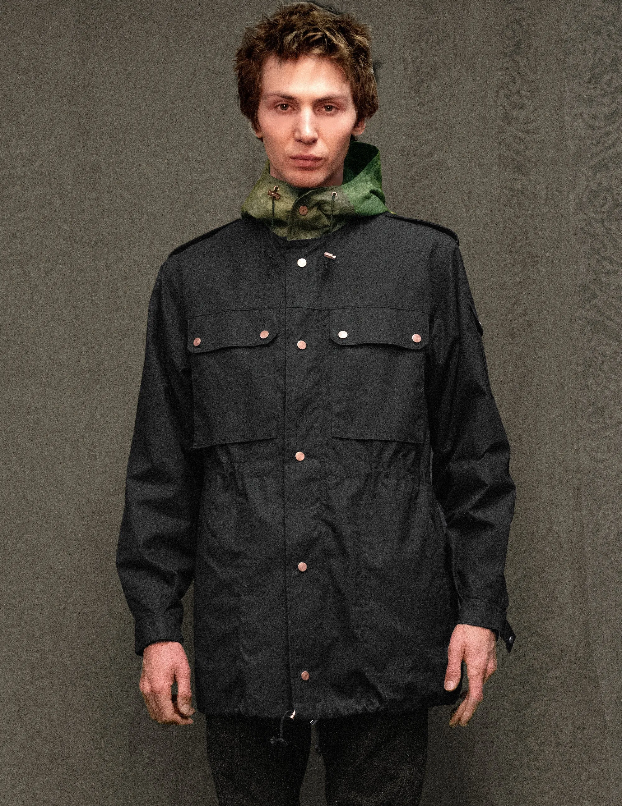 IMMORTAL Desert Parka Black / Camo Combo