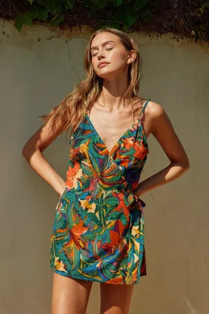 Island Breeze Wrap Romper