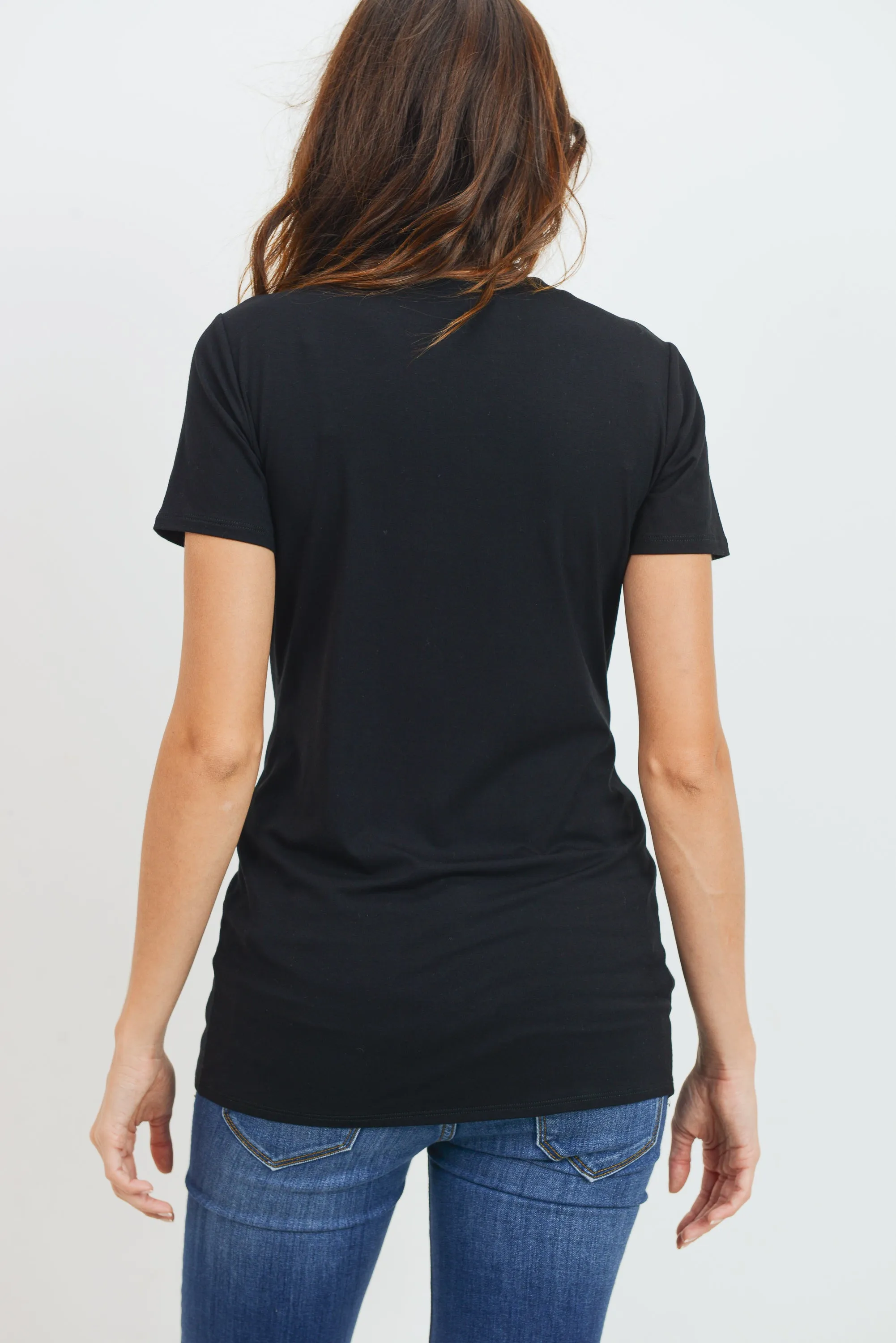 Jersey Scoop Neck Tee