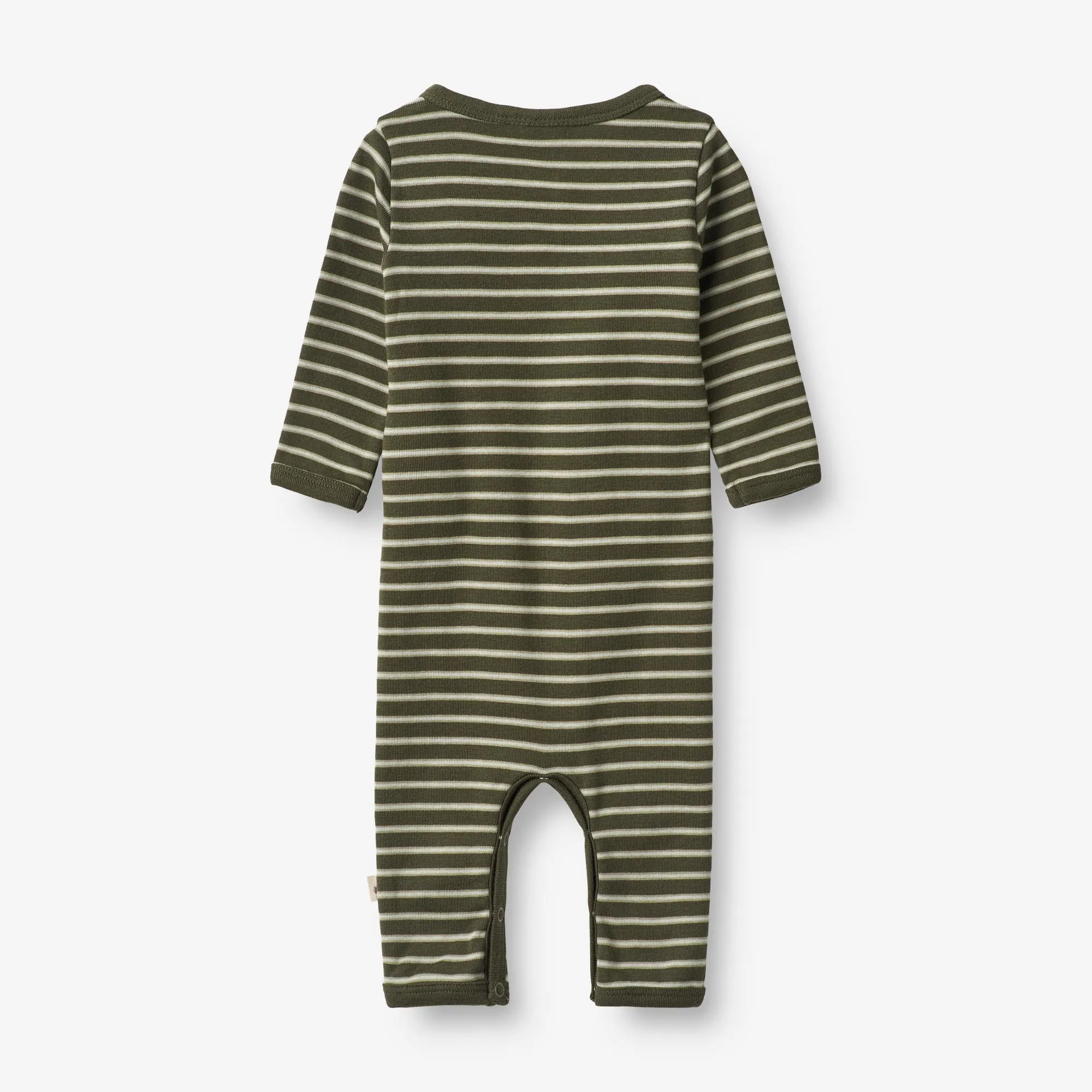 Jumpsuit Finn | Baby - dark green stripe