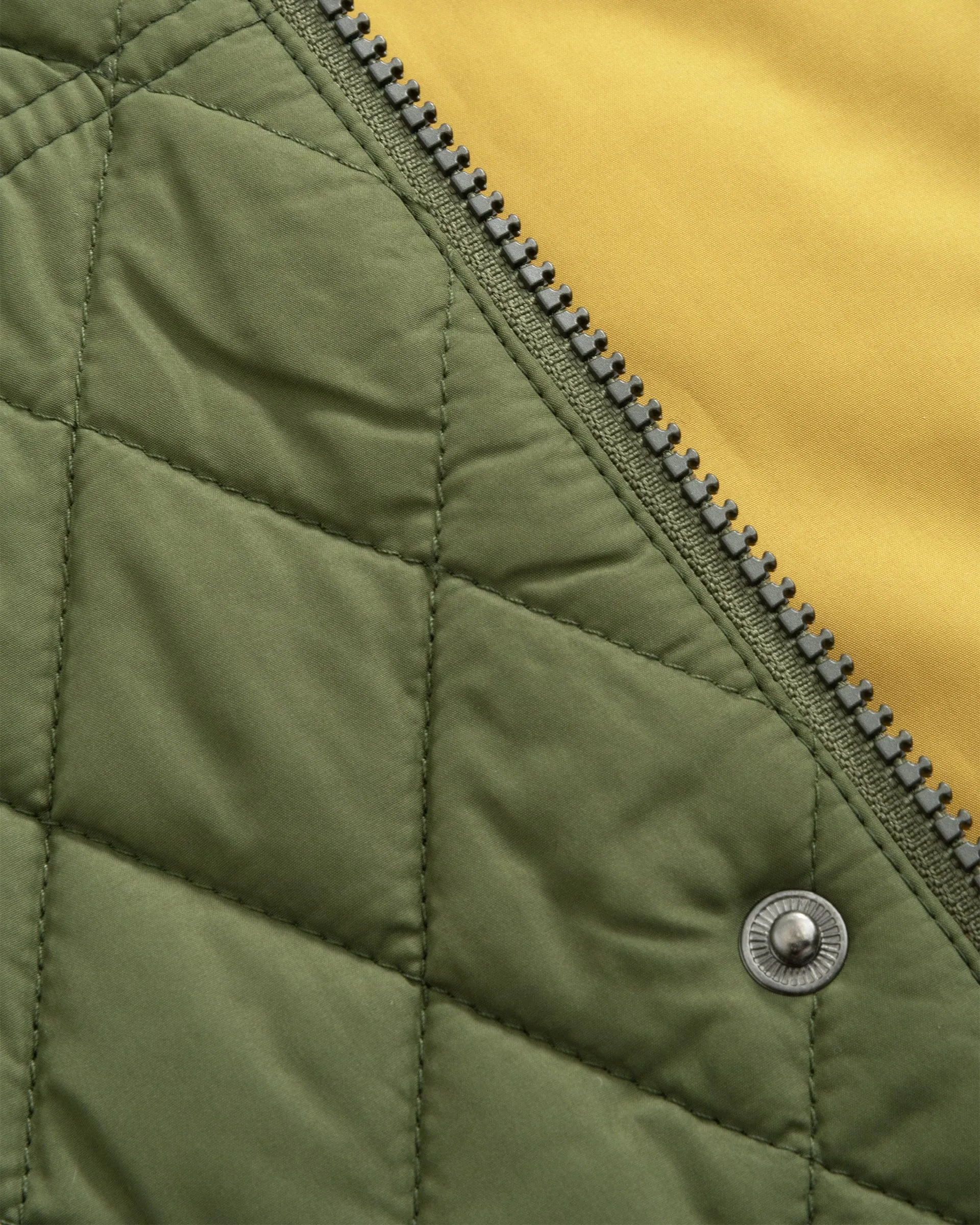 Juno Quilted Snap Jacket in Mangrove by Johnnie-O