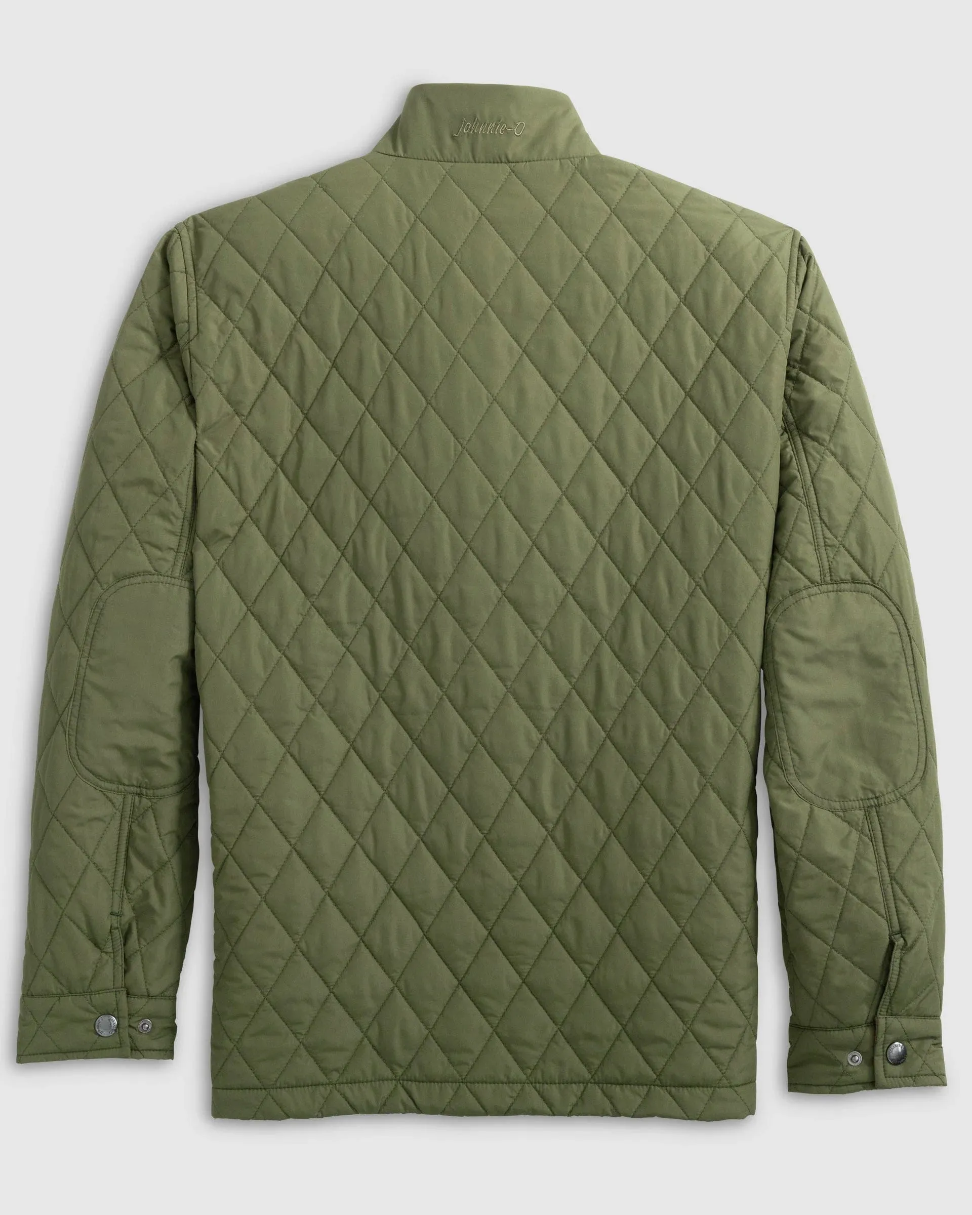 Juno Quilted Snap Jacket in Mangrove by Johnnie-O