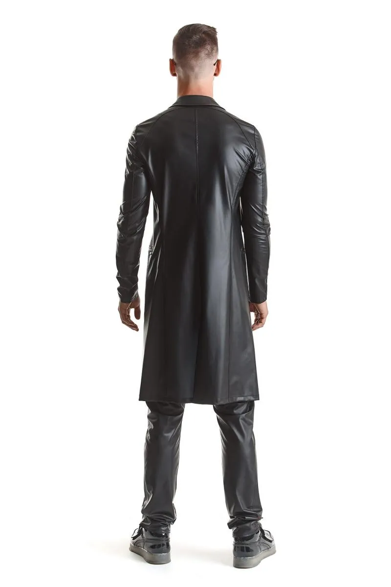 Long Coat RMSergio001 Black by Regnes Fetish Planet