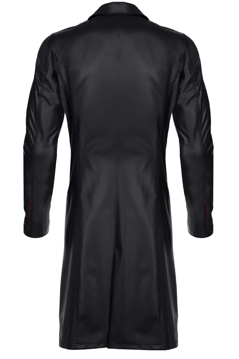 Long Coat RMSergio001 Black by Regnes Fetish Planet