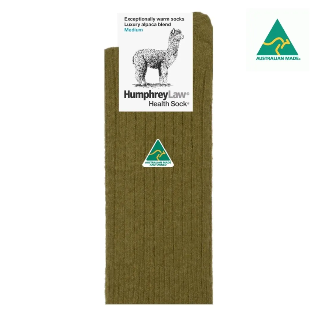 Luxury Alpaca Blend Socks in Sage - Aussie Made