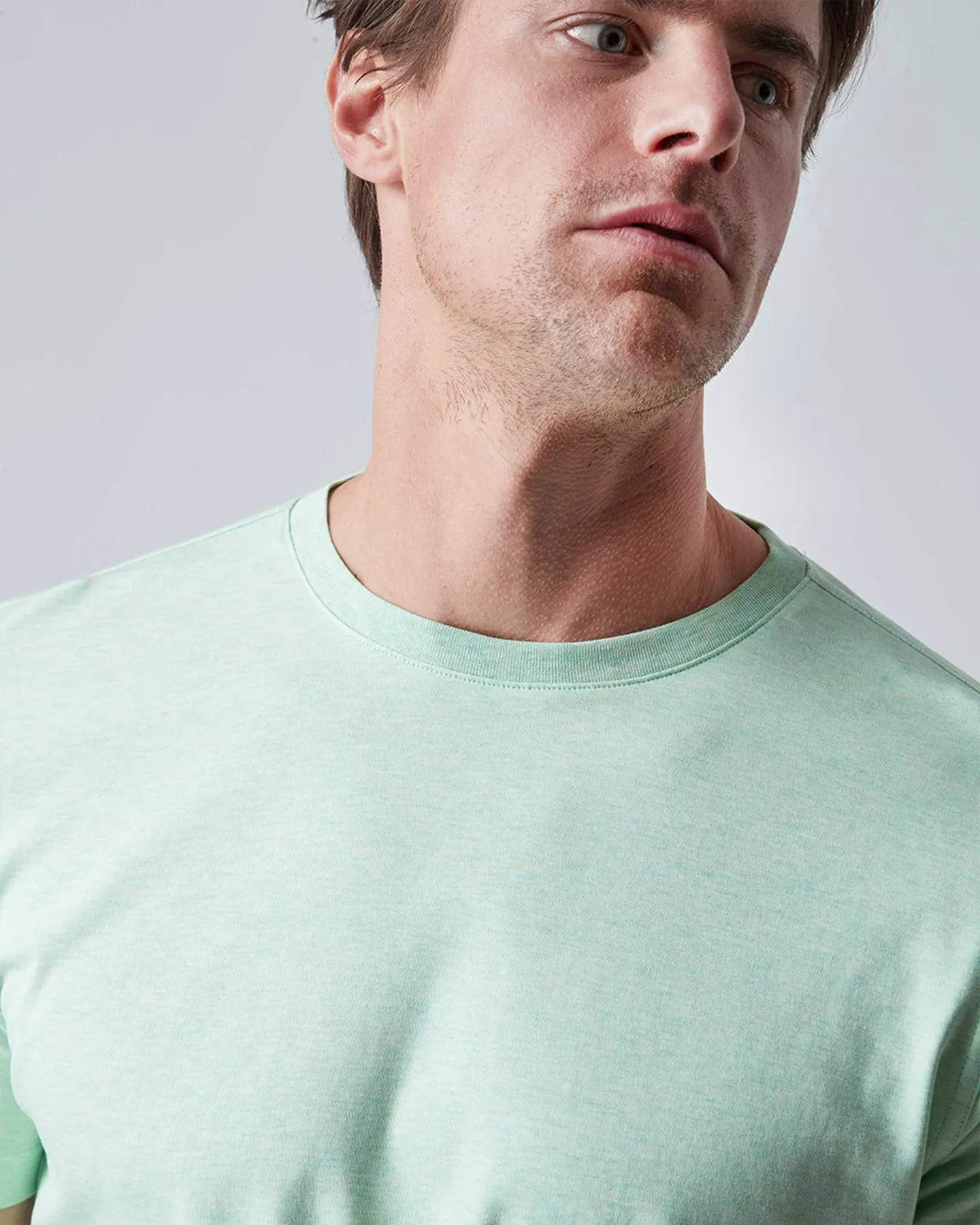 MUST HAVE AQUA CREW NECK T-SHIRT - MINT