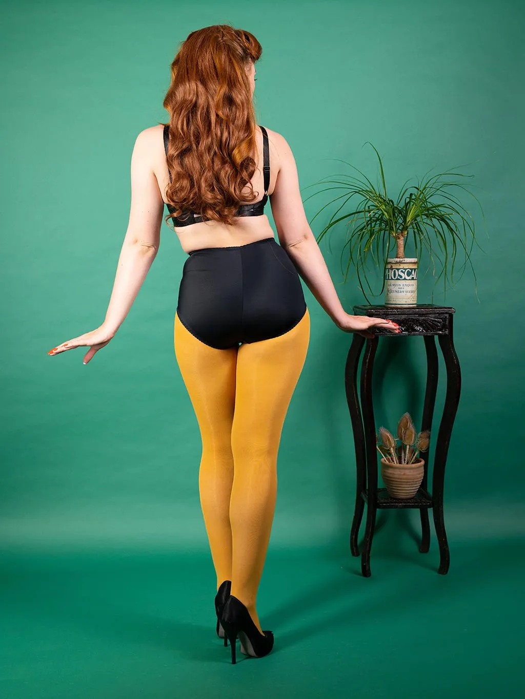 Mustard Opaque Tights