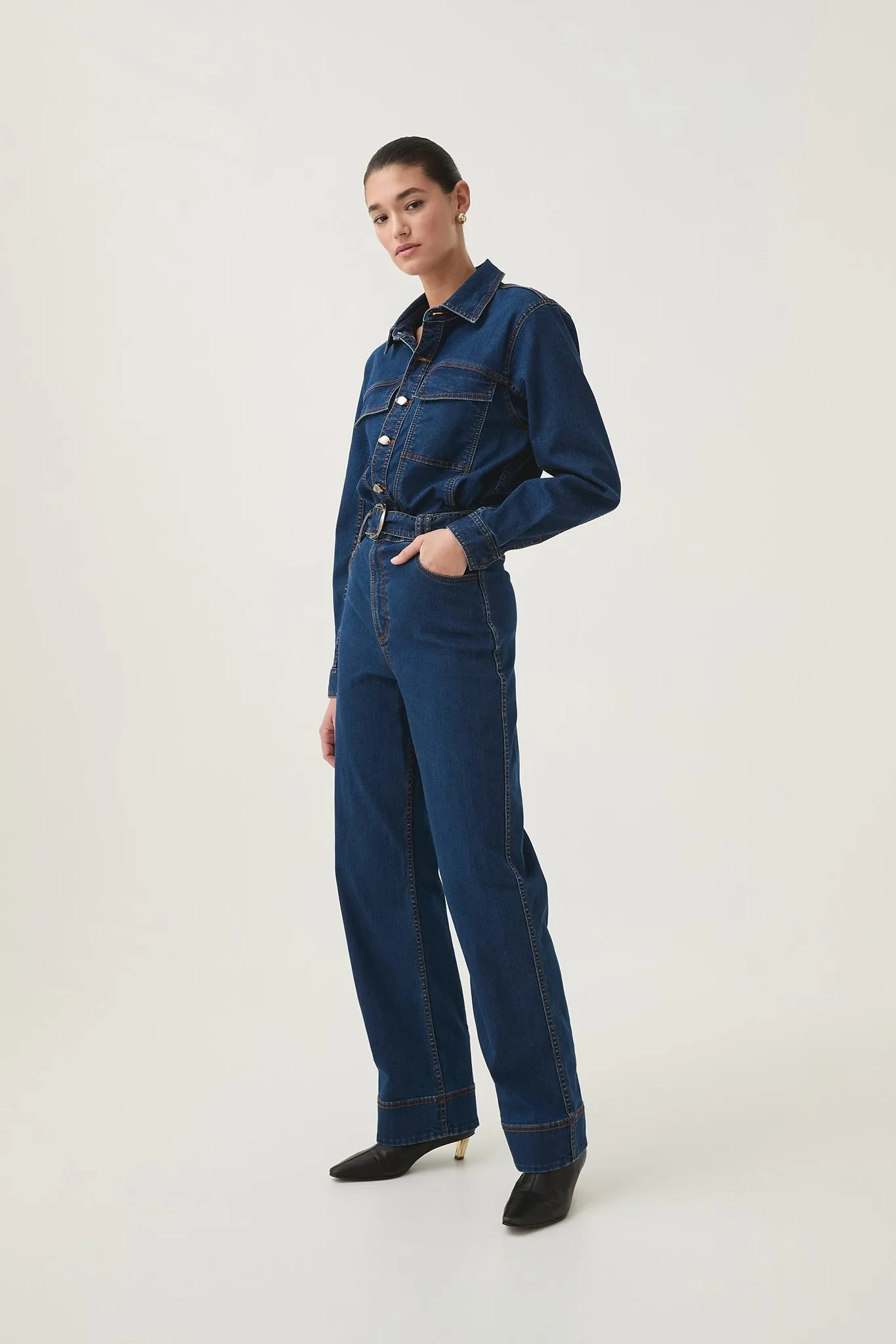 Neo Denim Jumpsuit