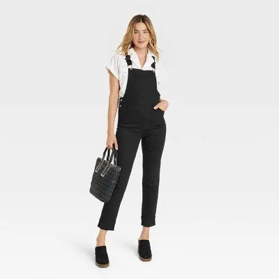 New - Universal Thread Women's 90's Slim Vintage Denim Jumpsuit Overalls