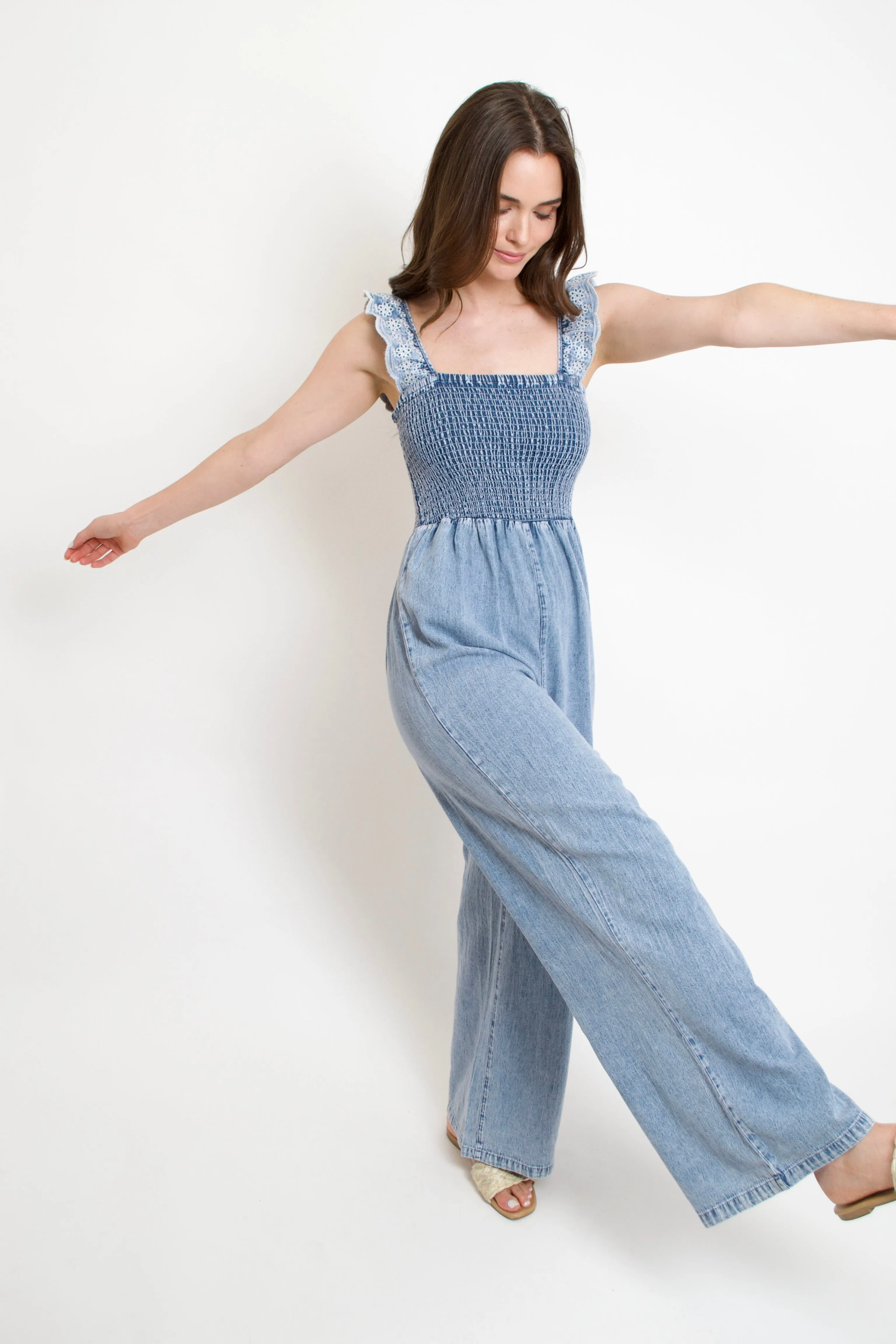 Parker Denim Jumpsuit