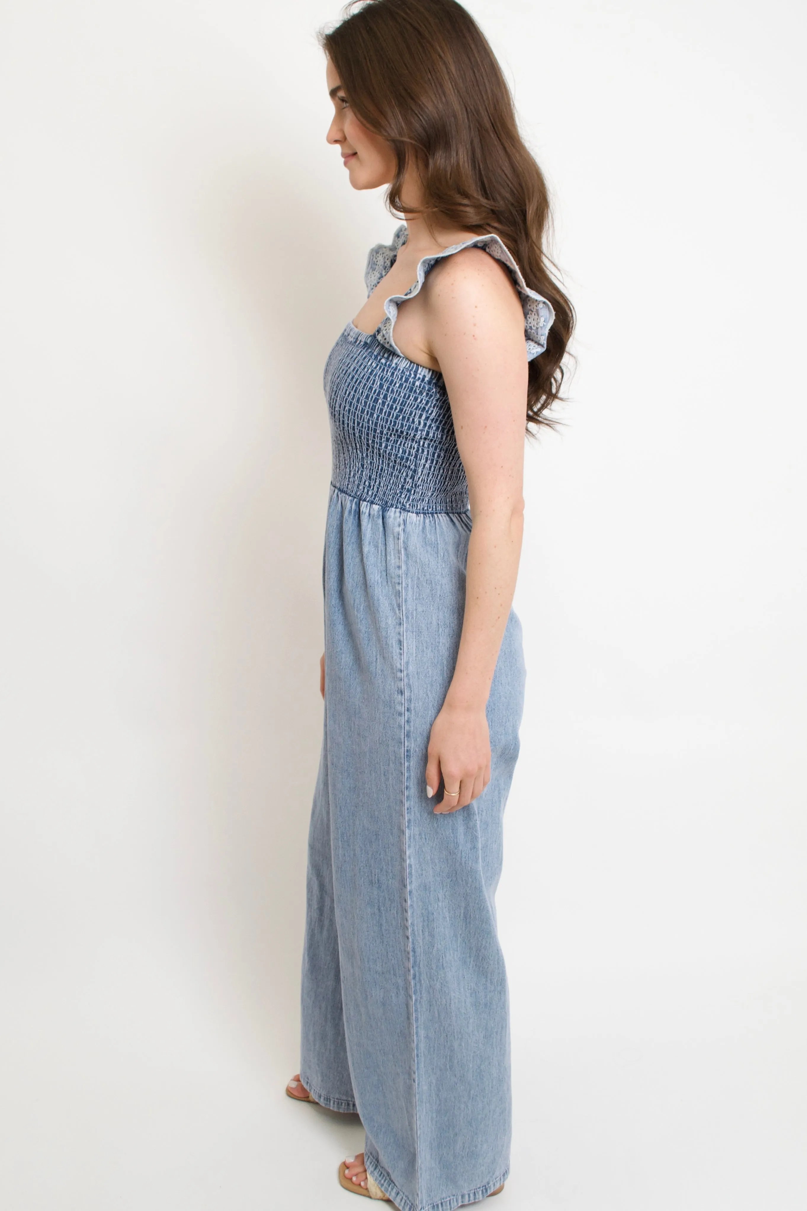 Parker Denim Jumpsuit