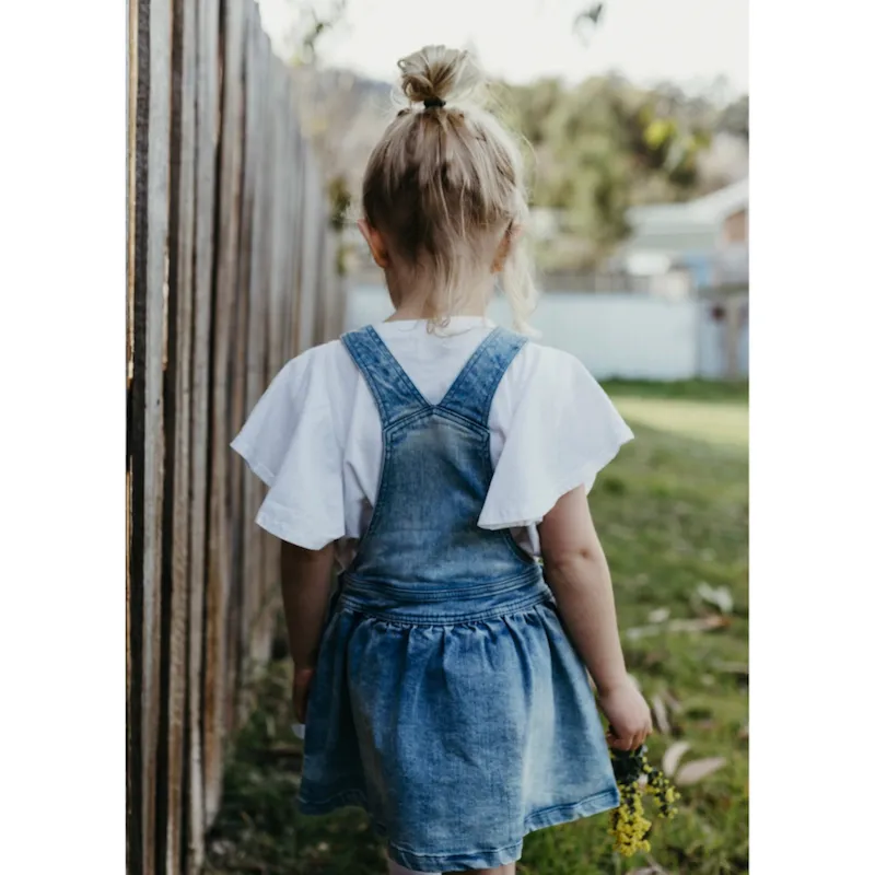 Peggy Cleo Pinafore Denim