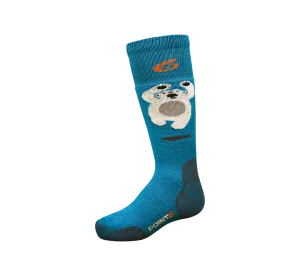 Point6 Merino Kids Polar Bear Medium OTC Ski/Snowboard Socks