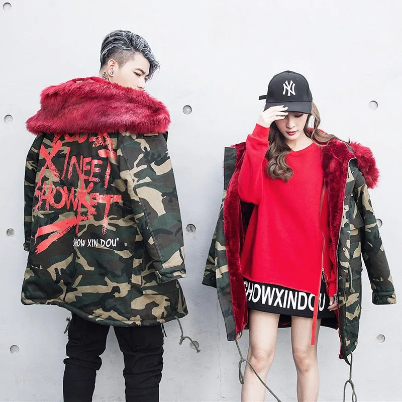 "Love Camo" Winter Parka