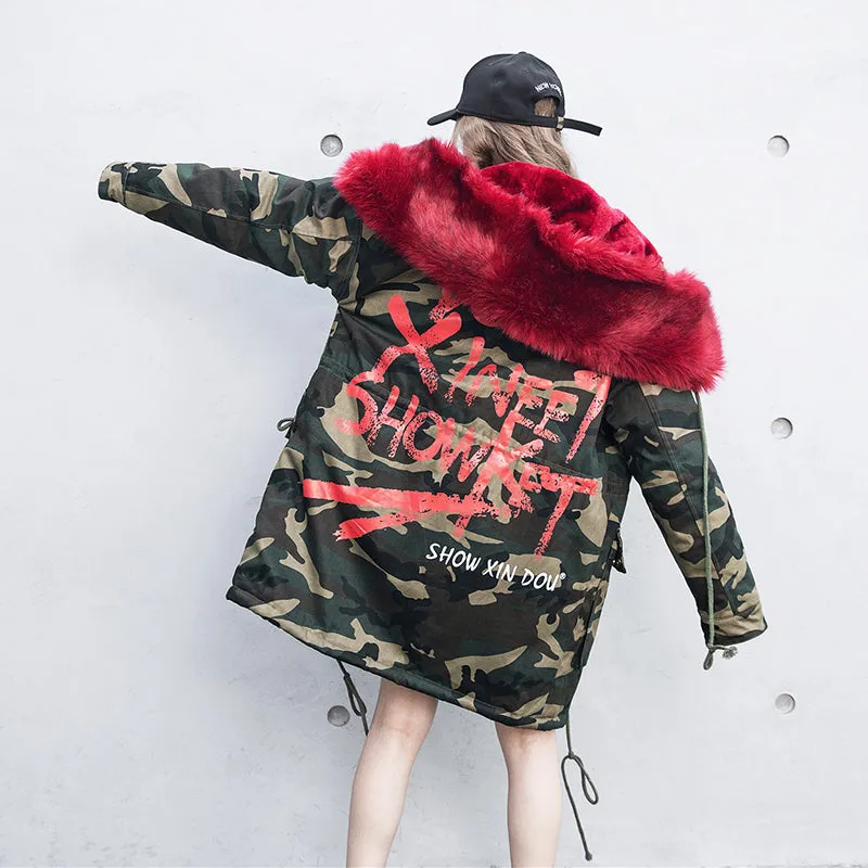 "Love Camo" Winter Parka