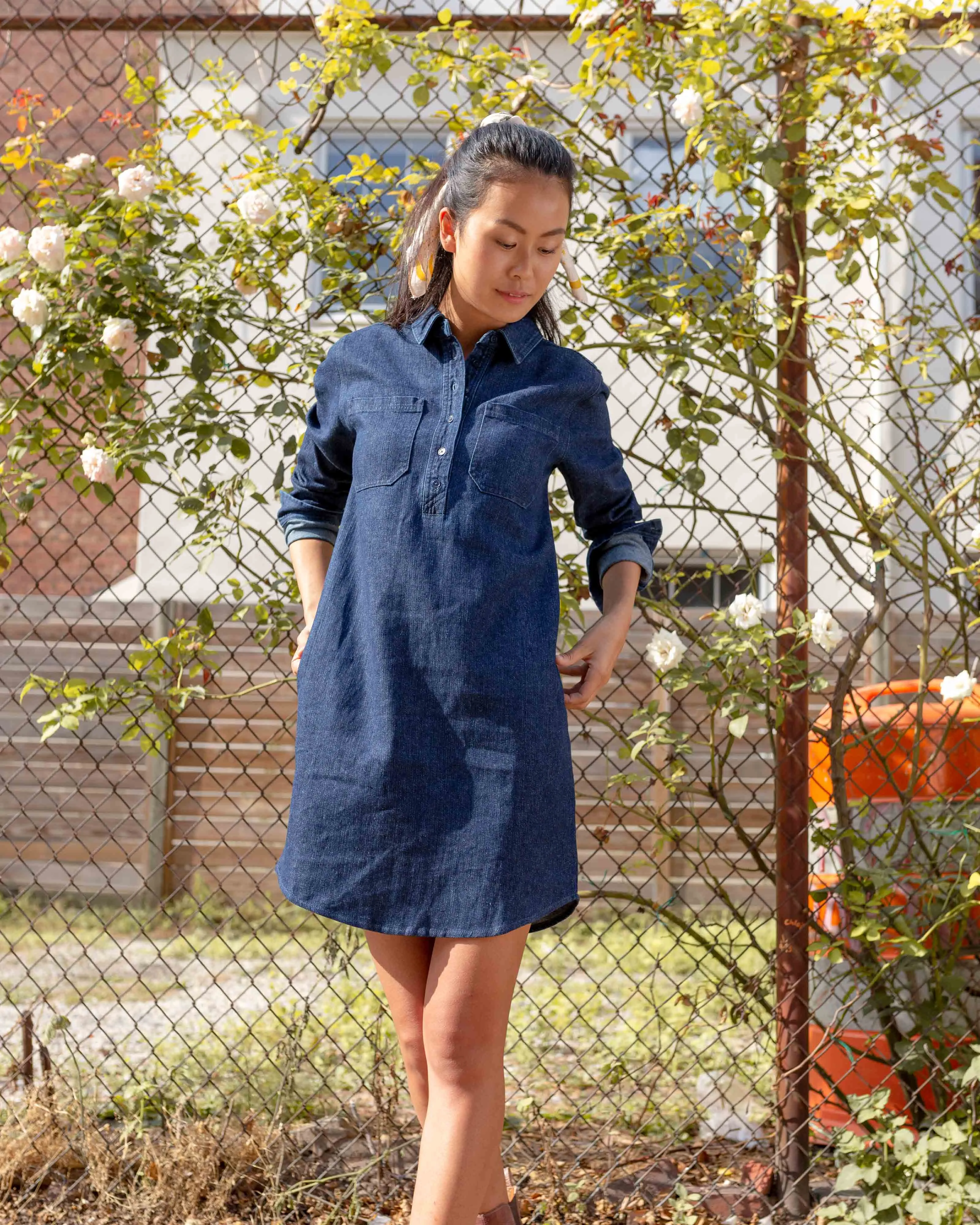 Recycled Denim Dress