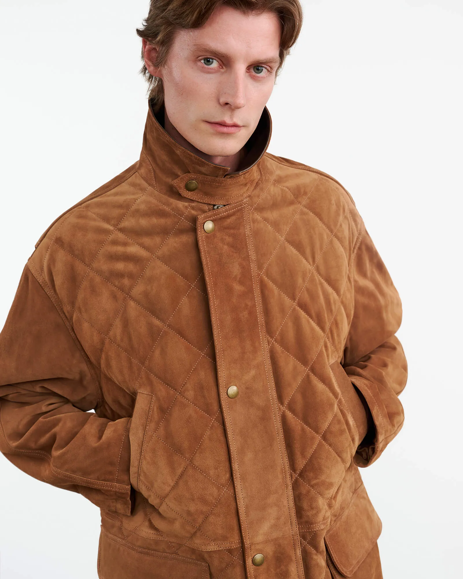 SLANE LEATHER PARKA