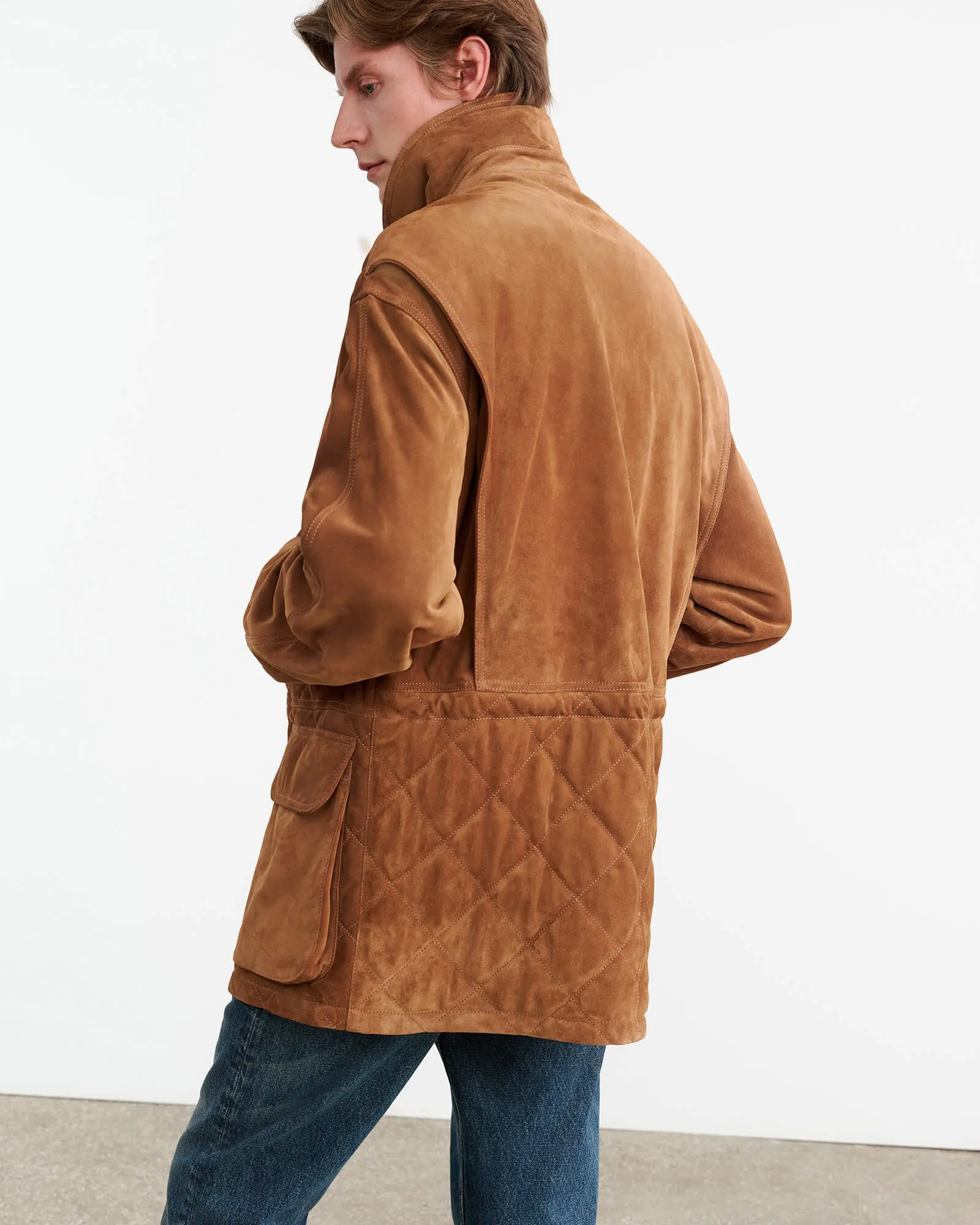 SLANE LEATHER PARKA