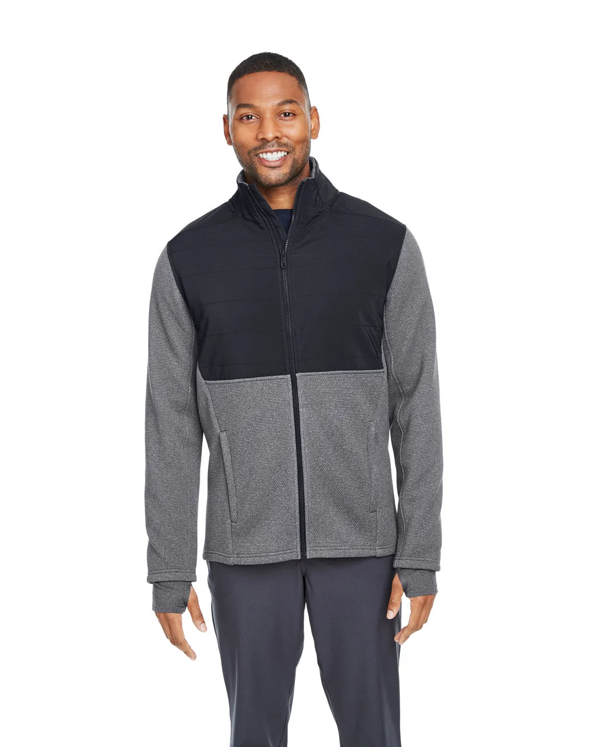 Spyder Men's Pursuit Commuter Jackets, Black Hthr Blk