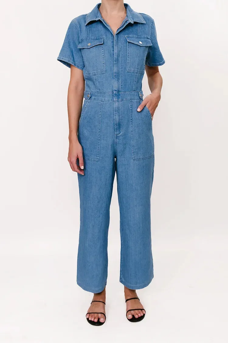 Sunny Girl Denim Jumpsuit