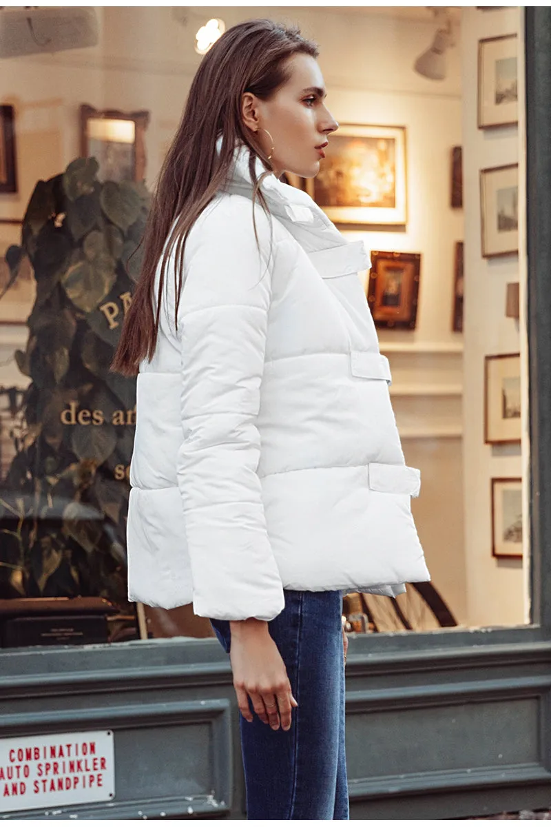 Women's Winter Buckle Loose Casual Parka