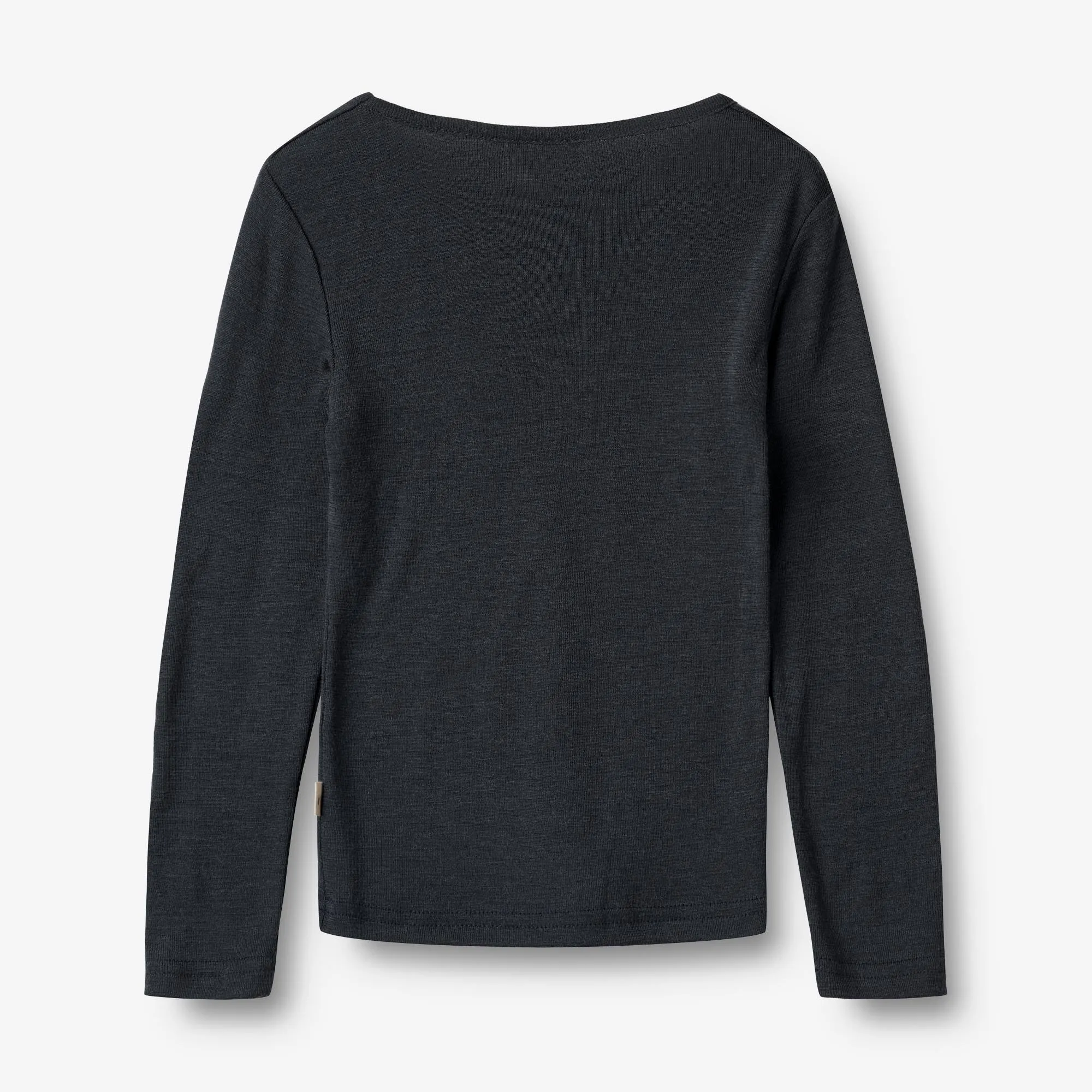 Wool T-Shirt L/S Alfie - navy