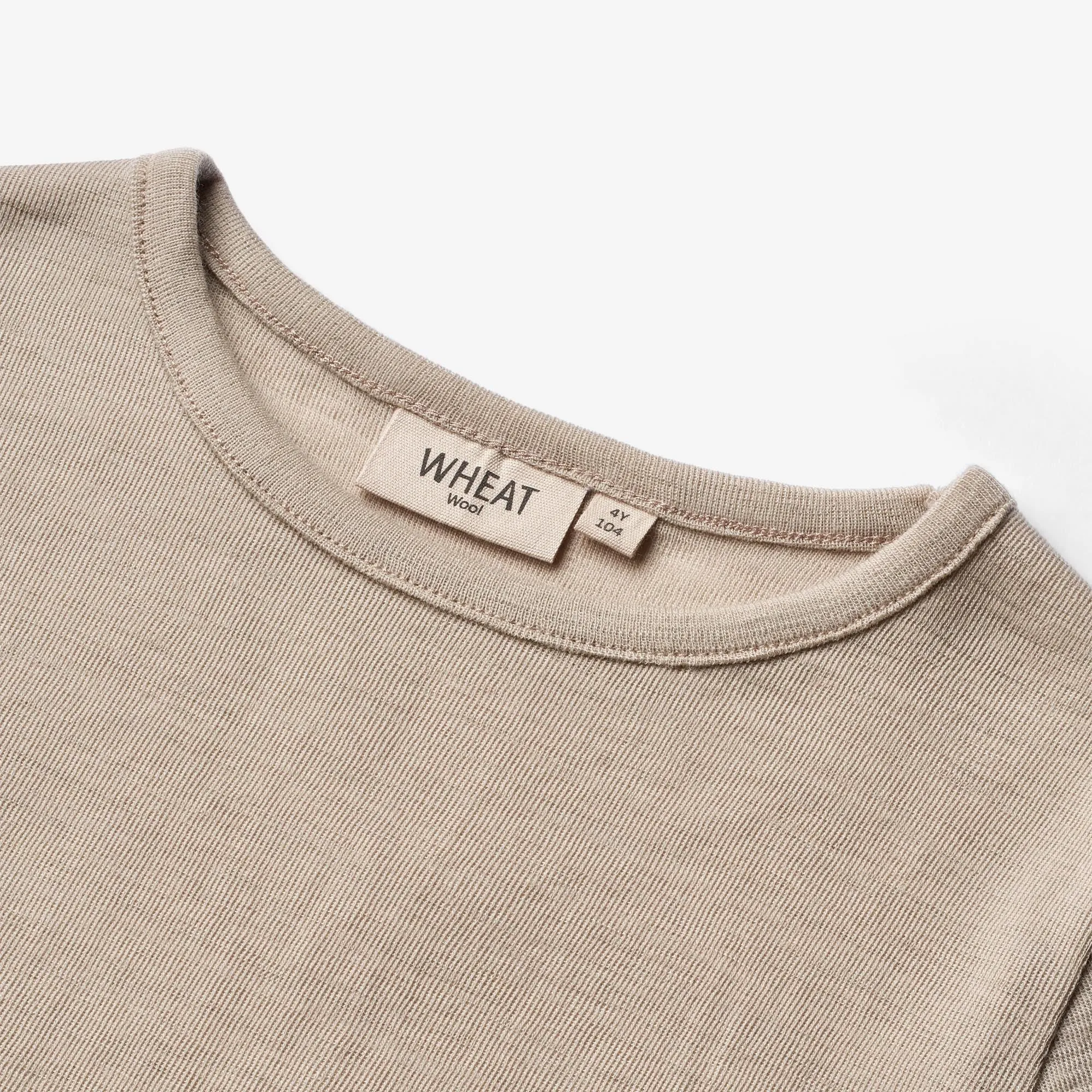 Wool T-Shirt LS - soft beige