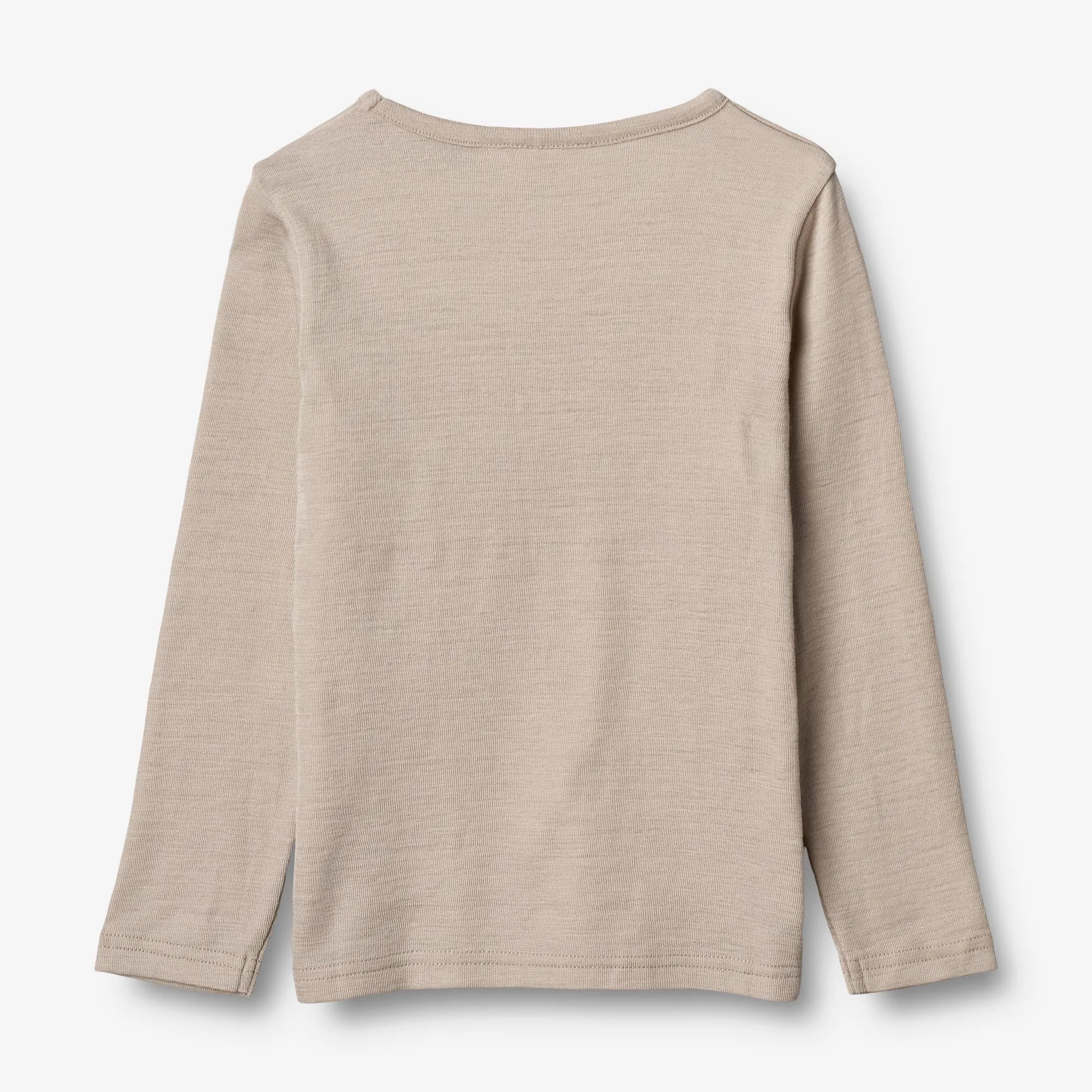 Wool T-Shirt LS - soft beige