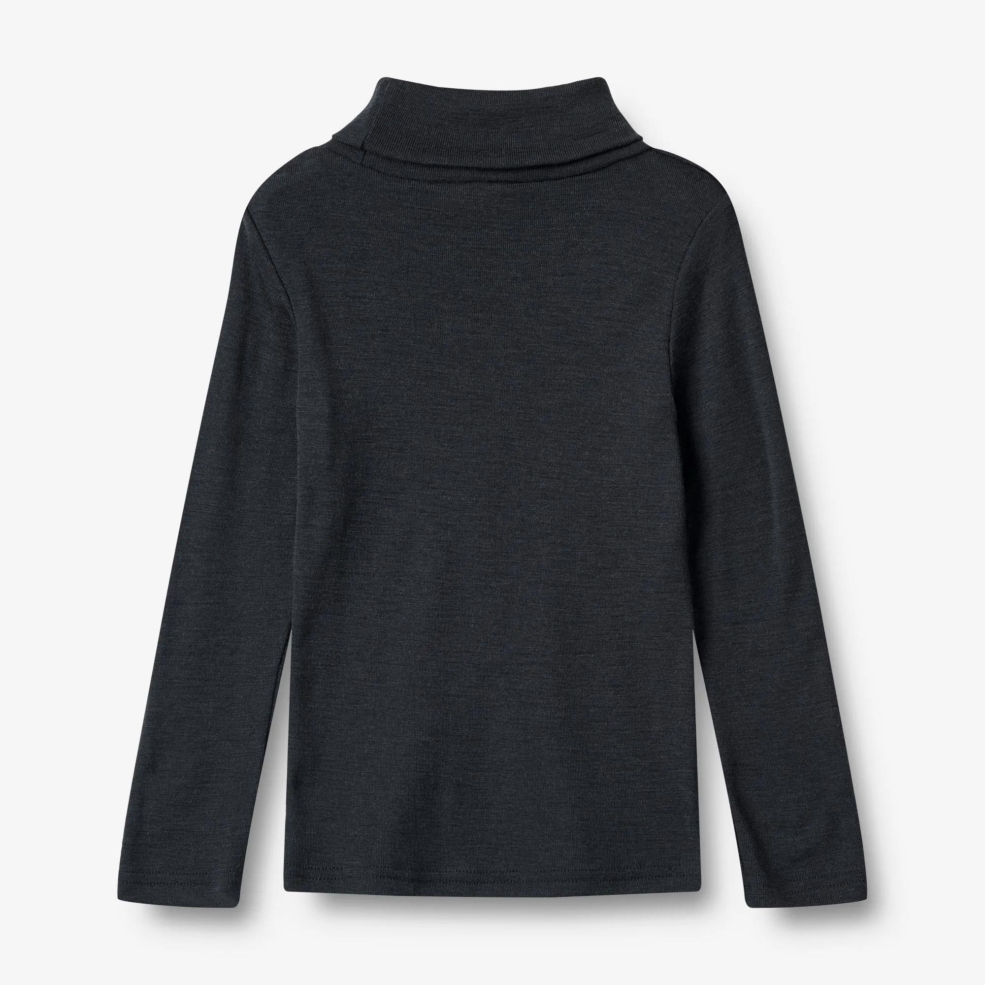 Wool T-Shirt Roll Neck Aksel - navy